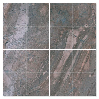 Mosaik Klinker Titan Grå Matt 30x30 (7x7) cm
